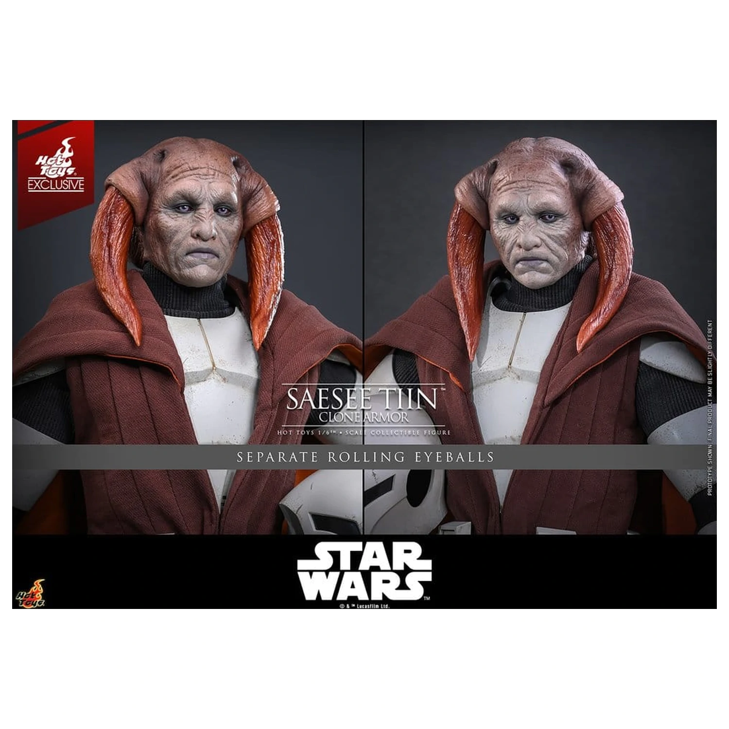 Star Wars: The Clone Wars Television Masterpiece akciófigura 1/6 Saesee Tiin (Clone Armor) 32 cm termékfotó