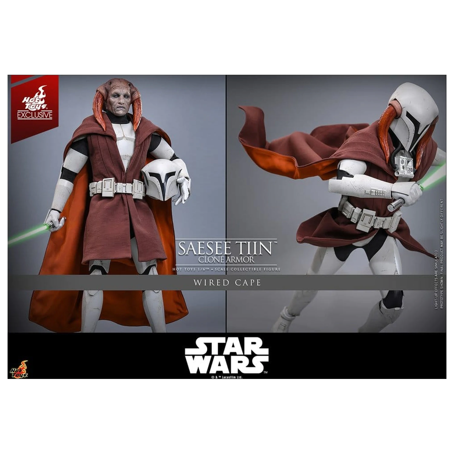 Star Wars: The Clone Wars Television Masterpiece akciófigura 1/6 Saesee Tiin (Clone Armor) 32 cm termékfotó