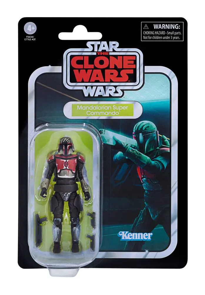 Star Wars: The Clone Wars Vintage Collection 2022 Mandalorian Super Commando akciófigura 10 cm termékfotó