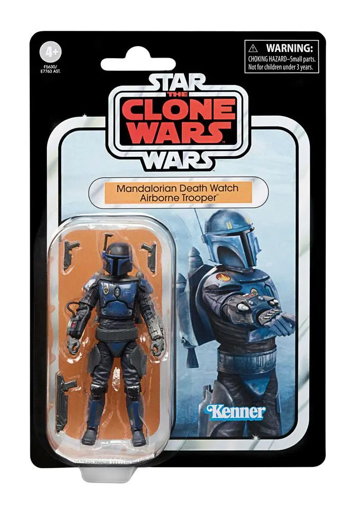Star Wars: The Clone Wars Vintage Collection 2023 Mandalorian Death Watch Airborne Trooper akciófigura 10 cm termékfotó