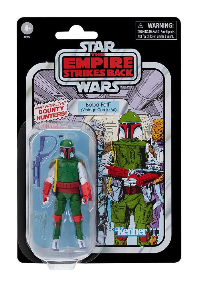 Star Wars: The Empire Strikes Back Vintage Collection Boba Fett (Vintage Comic Art) akciófigura 10 cm termékfotó