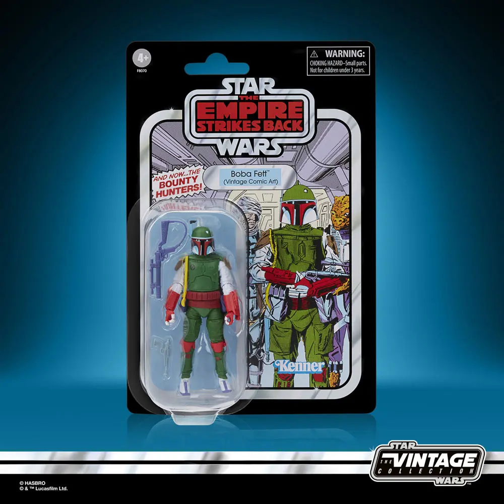 Star Wars: The Empire Strikes Back Vintage Collection Boba Fett (Vintage Comic Art) akciófigura 10 cm termékfotó