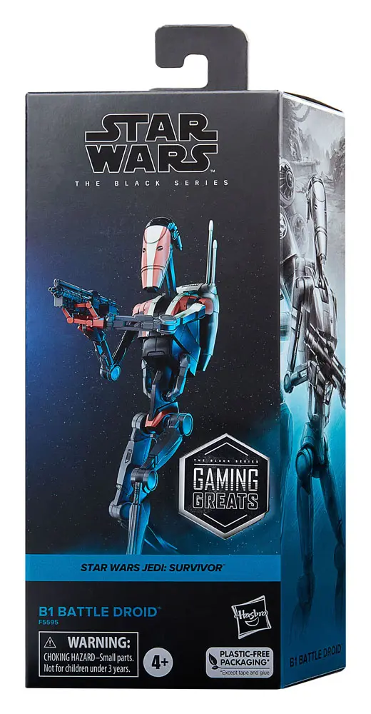 Star Wars: The Force Unleashed Black Series Gaming Greats B1 Battle Droid Exkluzív akciófigura 15 cm termékfotó