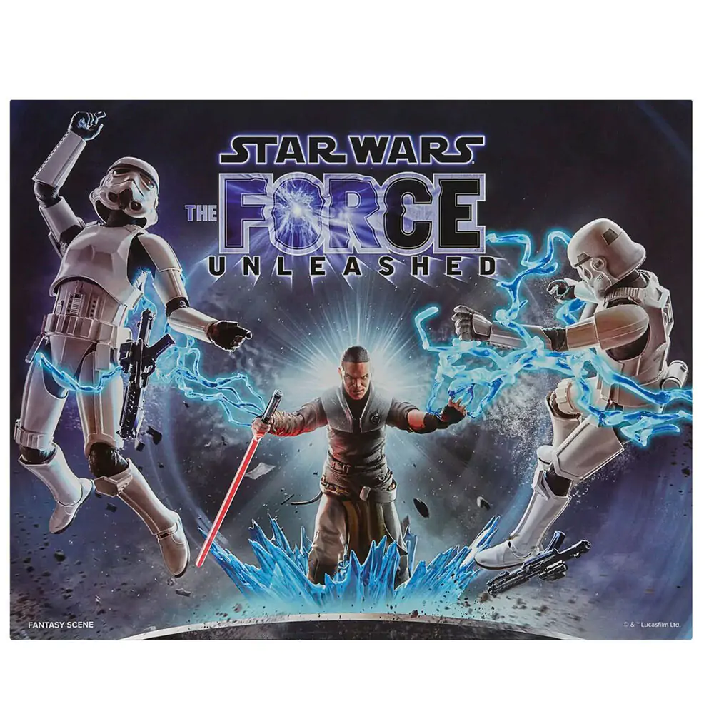 Star Wars The Force Unleashed Starkiller & Stormtroopers figura 15cm termékfotó