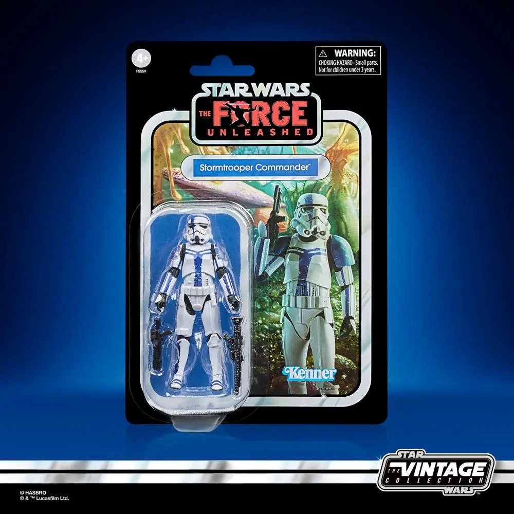 Star Wars: The Force Unleashed Vintage Collection 2022 Stormtrooper Commander akciófigura 10 cm termékfotó
