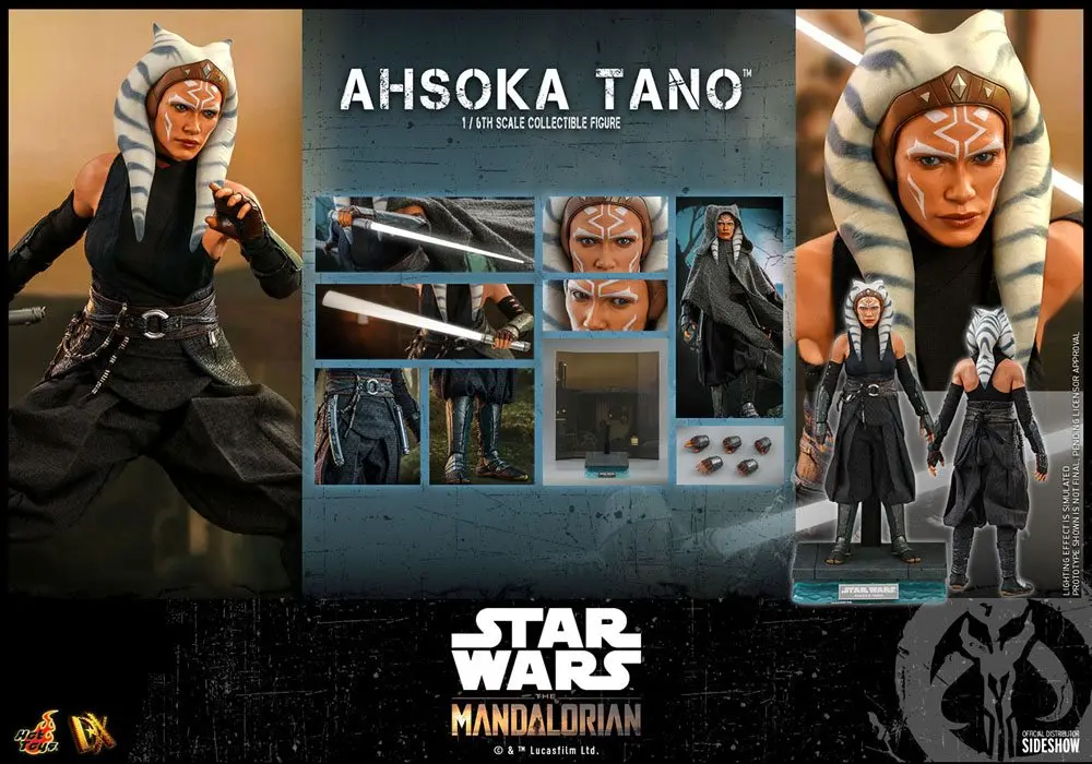 Star Wars The Mandalorian 1/6 Ahsoka Tano akciófigura 29 cm termékfotó