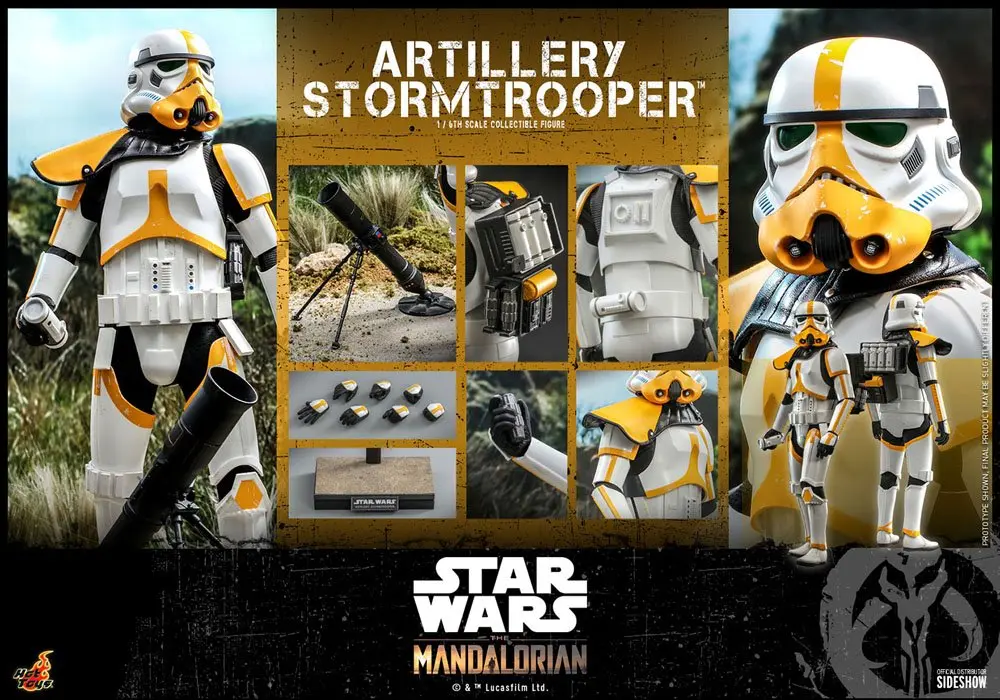 Star Wars The Mandalorian 1/6 Artillery Stormtrooper akciófigura 30 cm termékfotó
