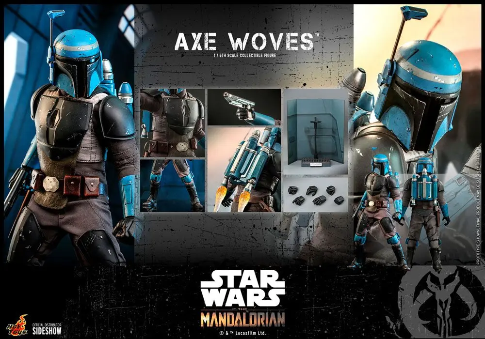 Star Wars The Mandalorian 1/6 Axe Woves akciófigura 30 cm termékfotó