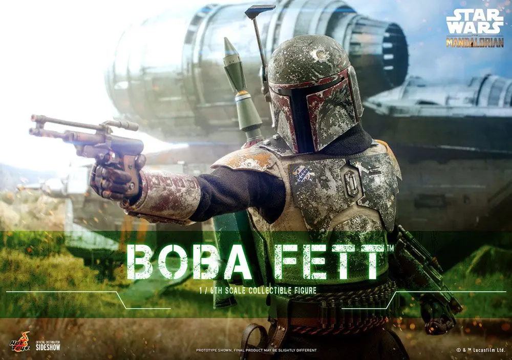 Star Wars The Mandalorian 1/6 Boba Fett akciófigura 30 cm termékfotó