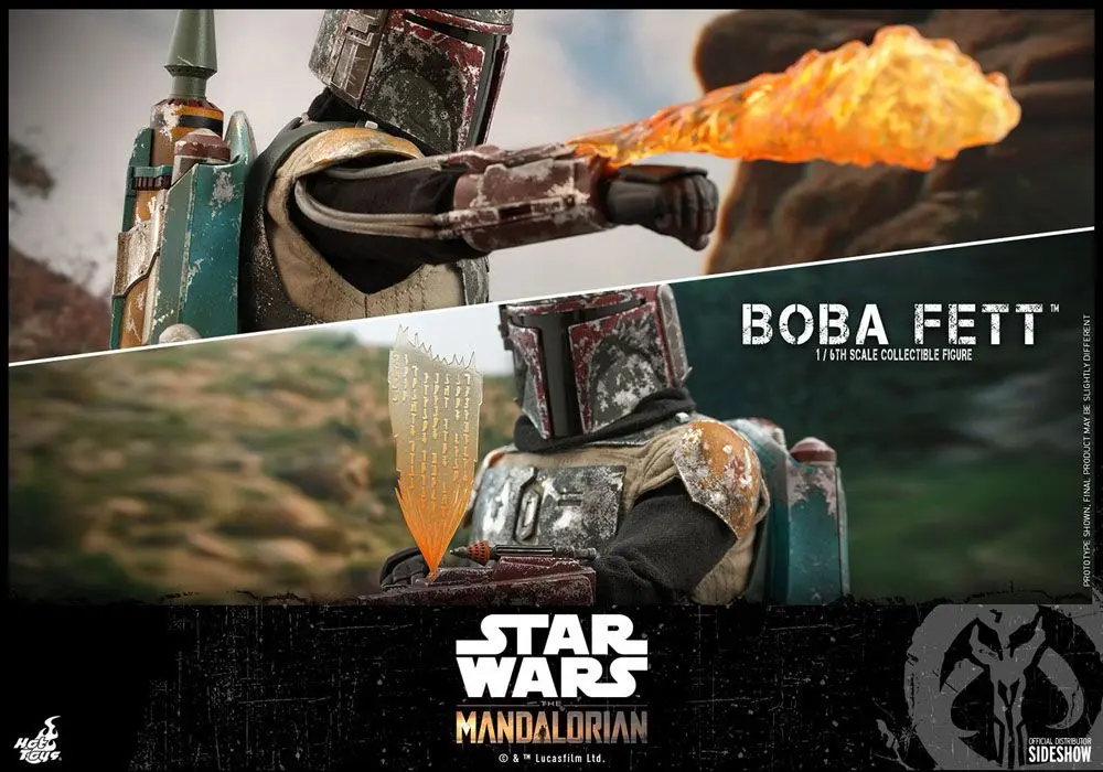 Star Wars The Mandalorian 1/6 Boba Fett akciófigura 30 cm termékfotó