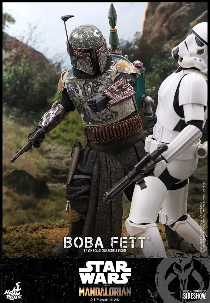 Star Wars The Mandalorian 1/6 Boba Fett akciófigura 30 cm termékfotó