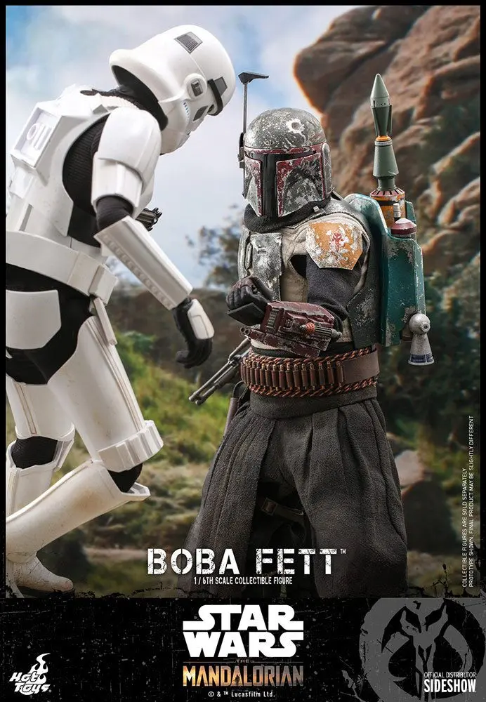 Star Wars The Mandalorian 1/6 Boba Fett akciófigura 30 cm termékfotó