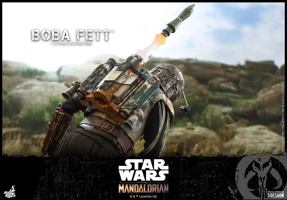 Star Wars The Mandalorian 1/6 Boba Fett akciófigura 30 cm termékfotó