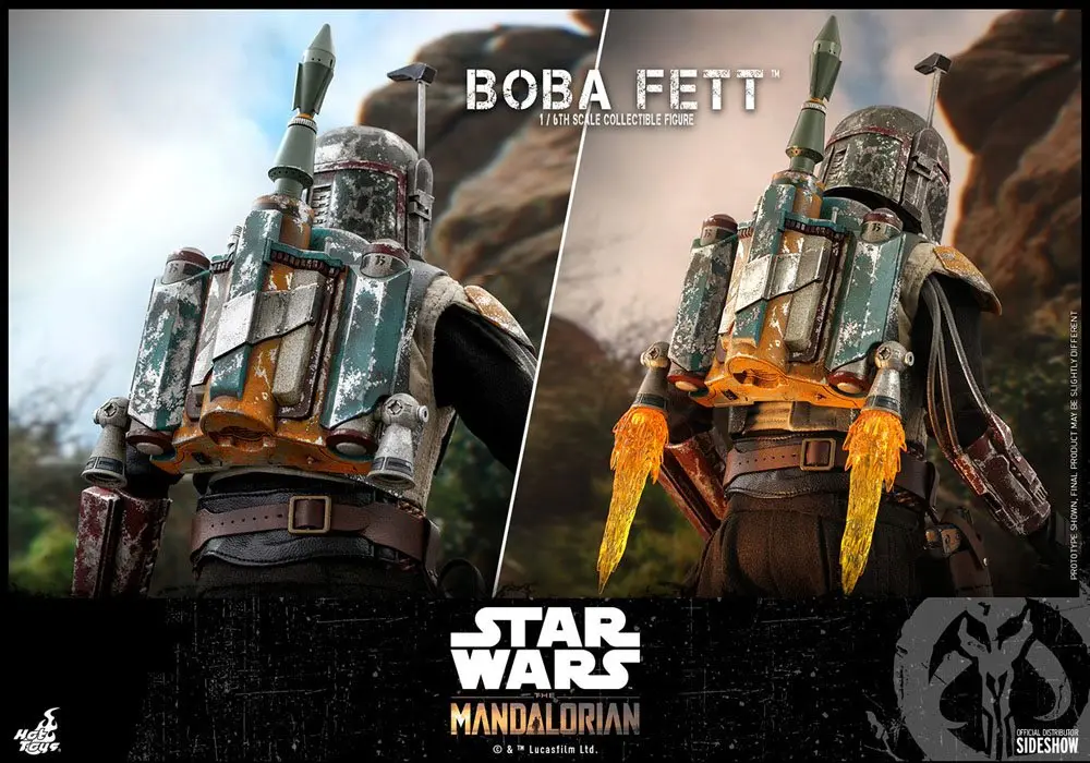 Star Wars The Mandalorian 1/6 Boba Fett akciófigura 30 cm termékfotó