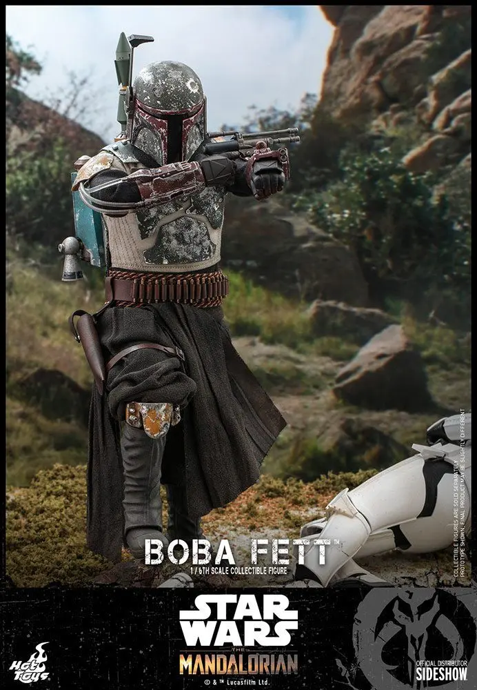 Star Wars The Mandalorian 1/6 Boba Fett akciófigura 30 cm termékfotó