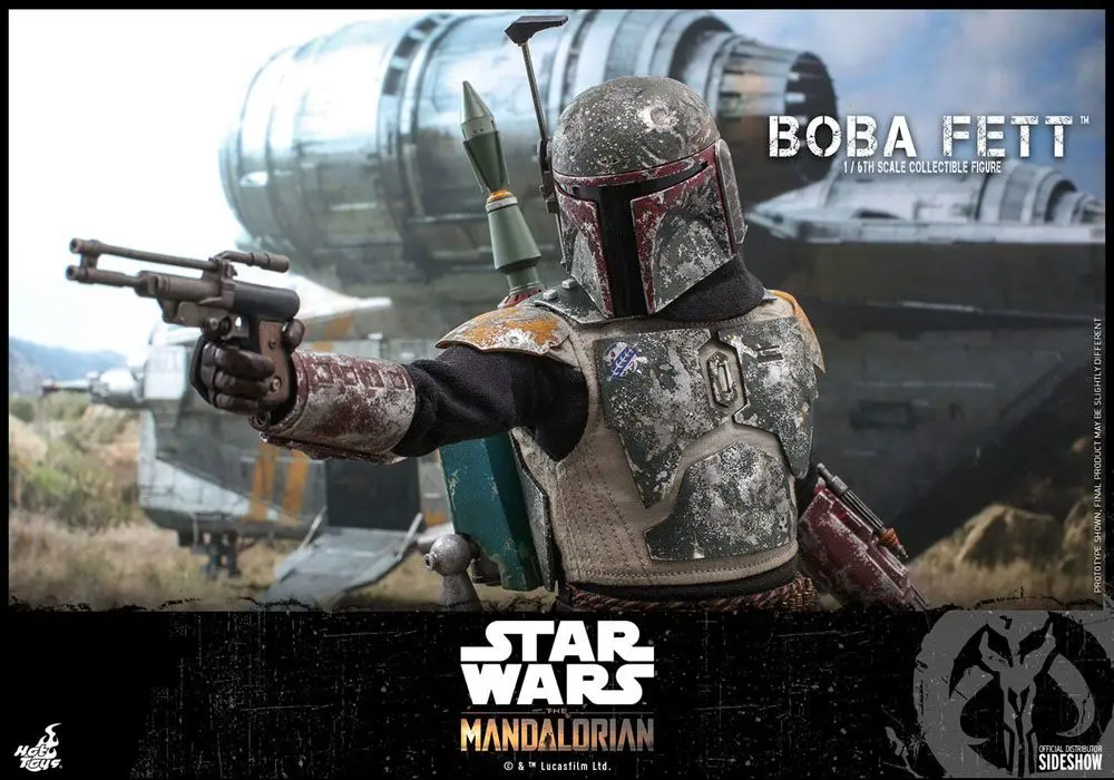 Star Wars The Mandalorian 1/6 Boba Fett akciófigura 30 cm termékfotó