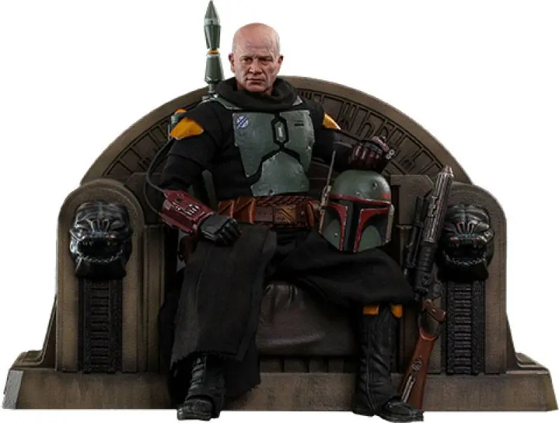 Star Wars The Mandalorian 1/6 Boba Fett (Repaint Armor) and Throne akciófigura 30 cm termékfotó