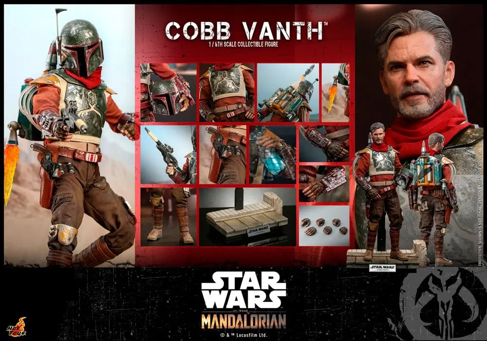 Star Wars The Mandalorian 1/6 Cobb Vanth akciófigura 31 cm termékfotó