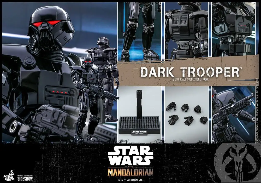 Star Wars The Mandalorian 1/6 Dark Trooper akciófigura 32 cm termékfotó