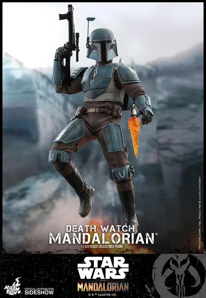 Star Wars The Mandalorian 1/6 Death Watch Mandalorian akciófigura 30 cm termékfotó