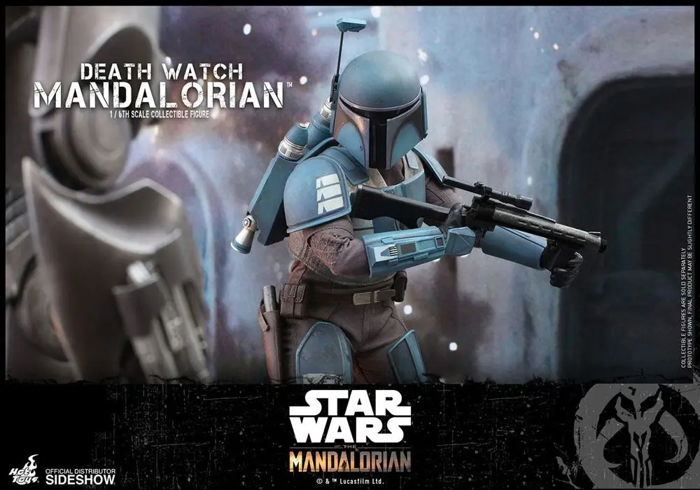 Star Wars The Mandalorian 1/6 Death Watch Mandalorian akciófigura 30 cm termékfotó