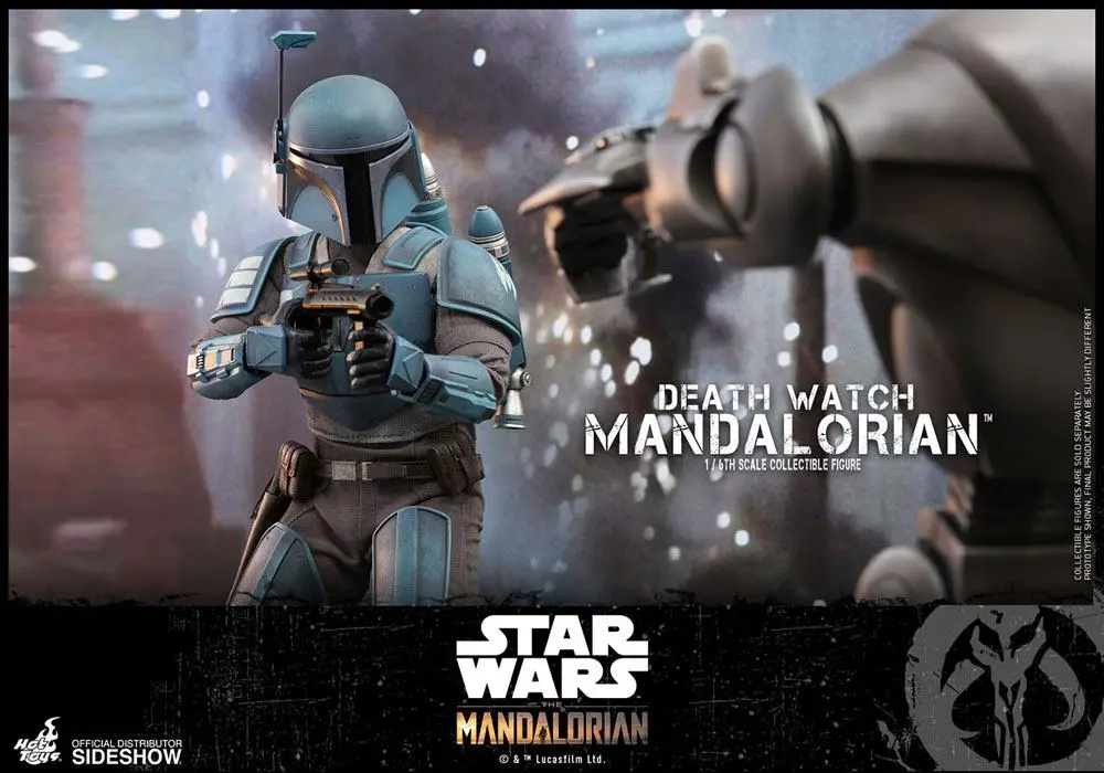 Star Wars The Mandalorian 1/6 Death Watch Mandalorian akciófigura 30 cm termékfotó