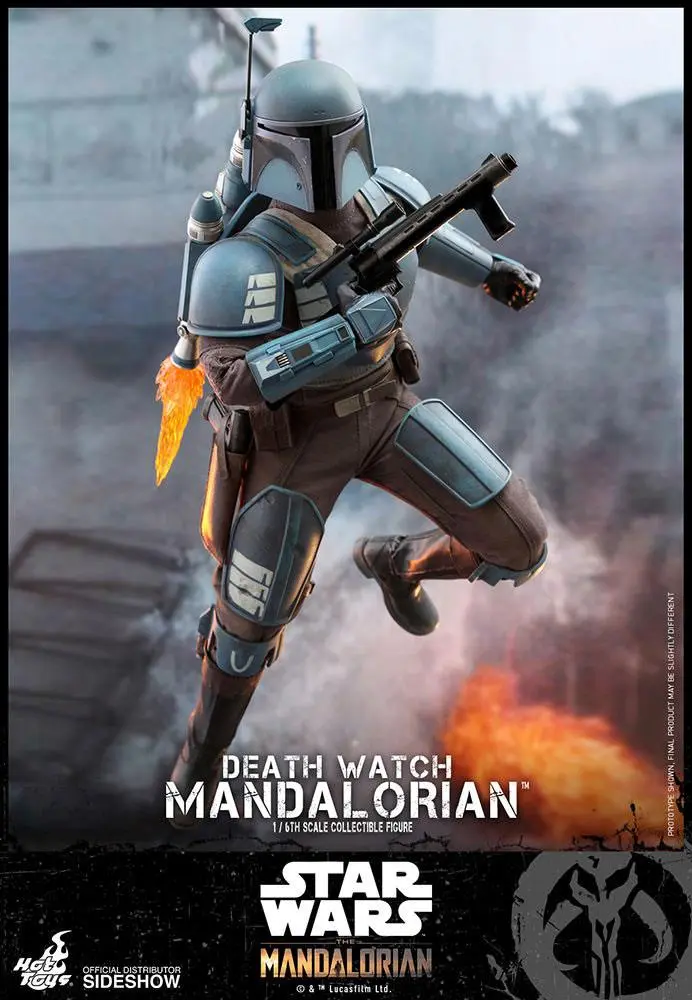 Star Wars The Mandalorian 1/6 Death Watch Mandalorian akciófigura 30 cm termékfotó