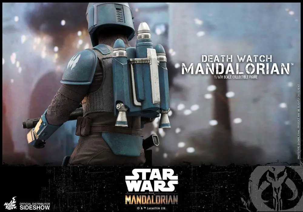 Star Wars The Mandalorian 1/6 Death Watch Mandalorian akciófigura 30 cm termékfotó