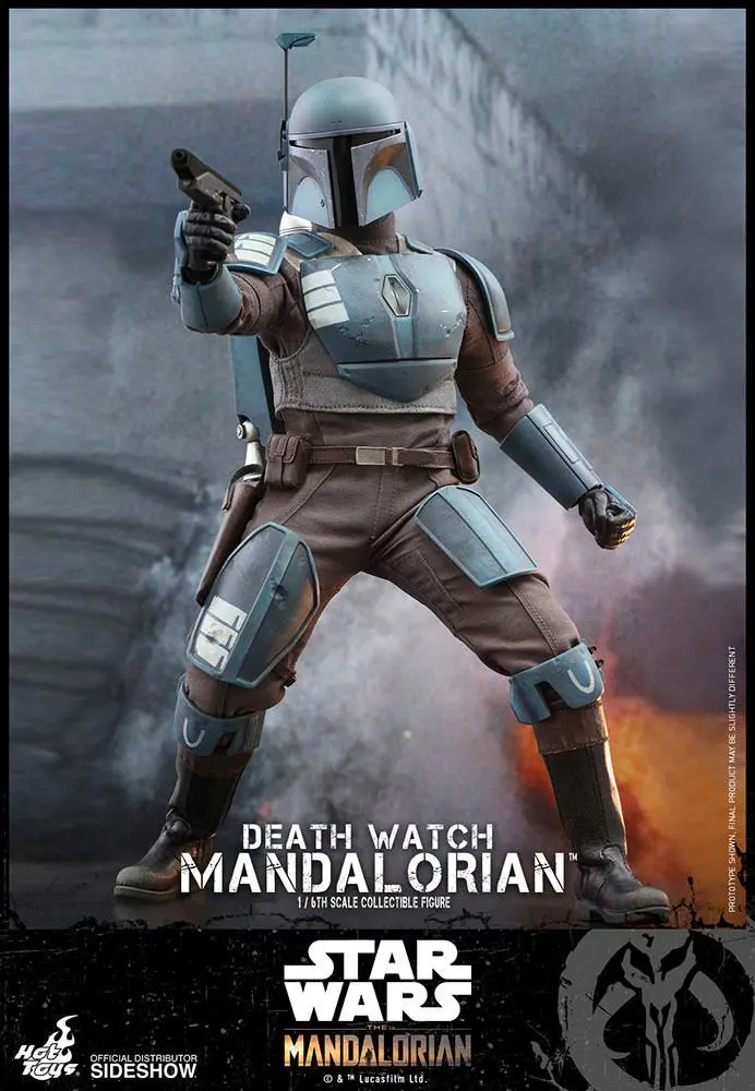 Star Wars The Mandalorian 1/6 Death Watch Mandalorian akciófigura 30 cm termékfotó