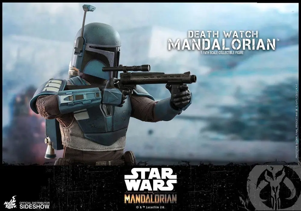 Star Wars The Mandalorian 1/6 Death Watch Mandalorian akciófigura 30 cm termékfotó