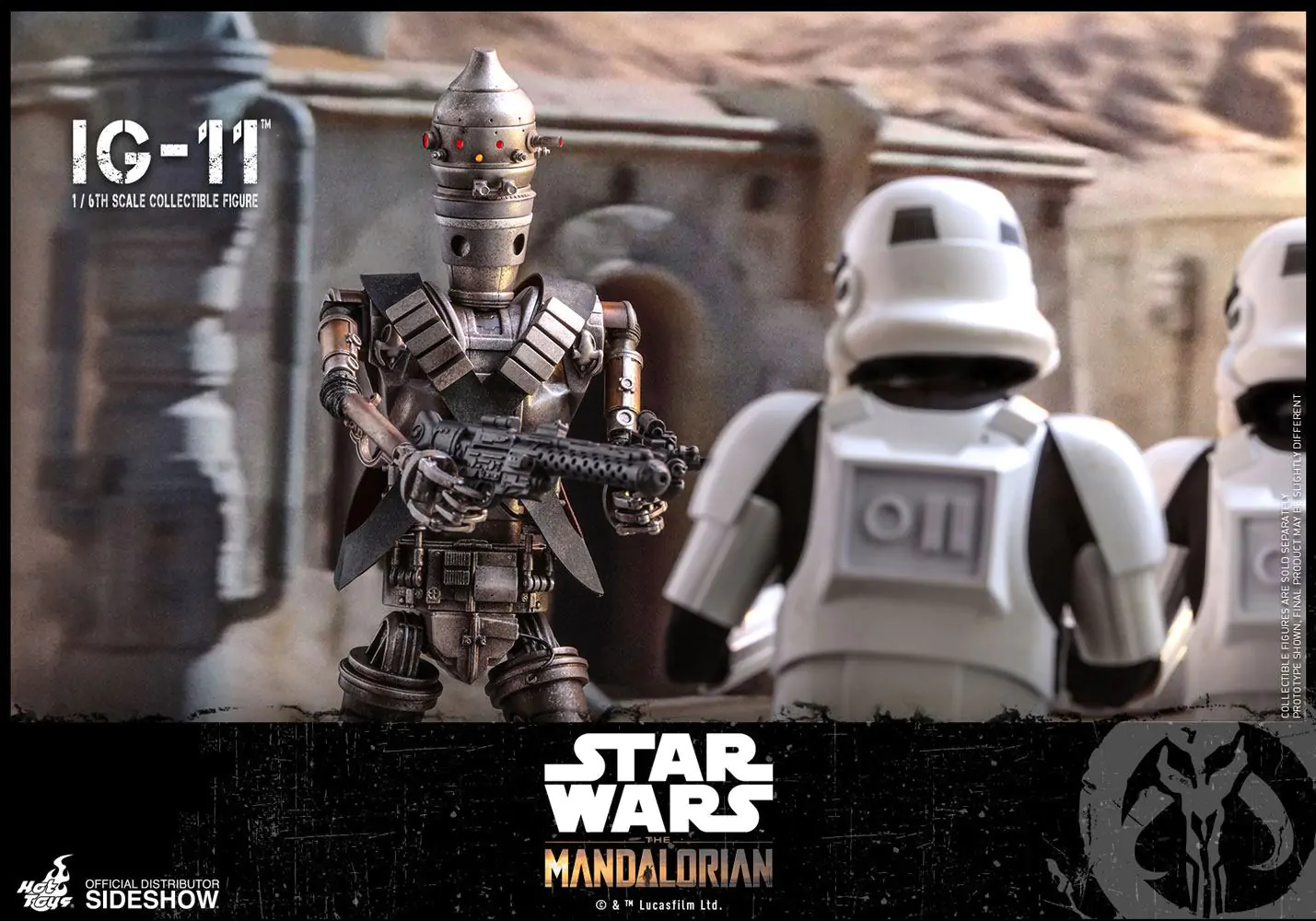 Star Wars The Mandalorian 1/6 IG-11 akciófigura 36 cm termékfotó