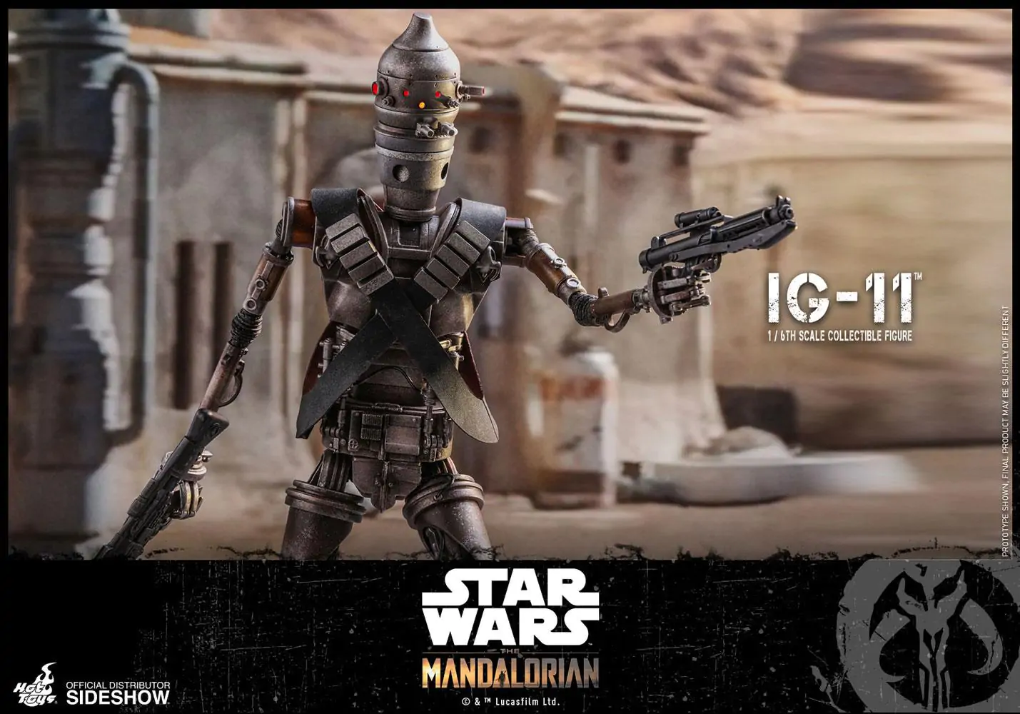 Star Wars The Mandalorian 1/6 IG-11 akciófigura 36 cm termékfotó