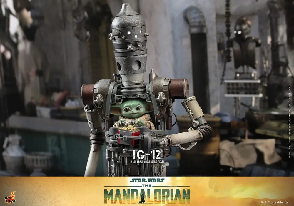 Star Wars: The Mandalorian 1/6 IG-12 akciófigura 36 cm termékfotó