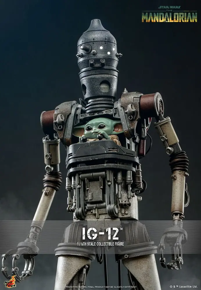 Star Wars: The Mandalorian 1/6 IG-12 akciófigura 36 cm termékfotó