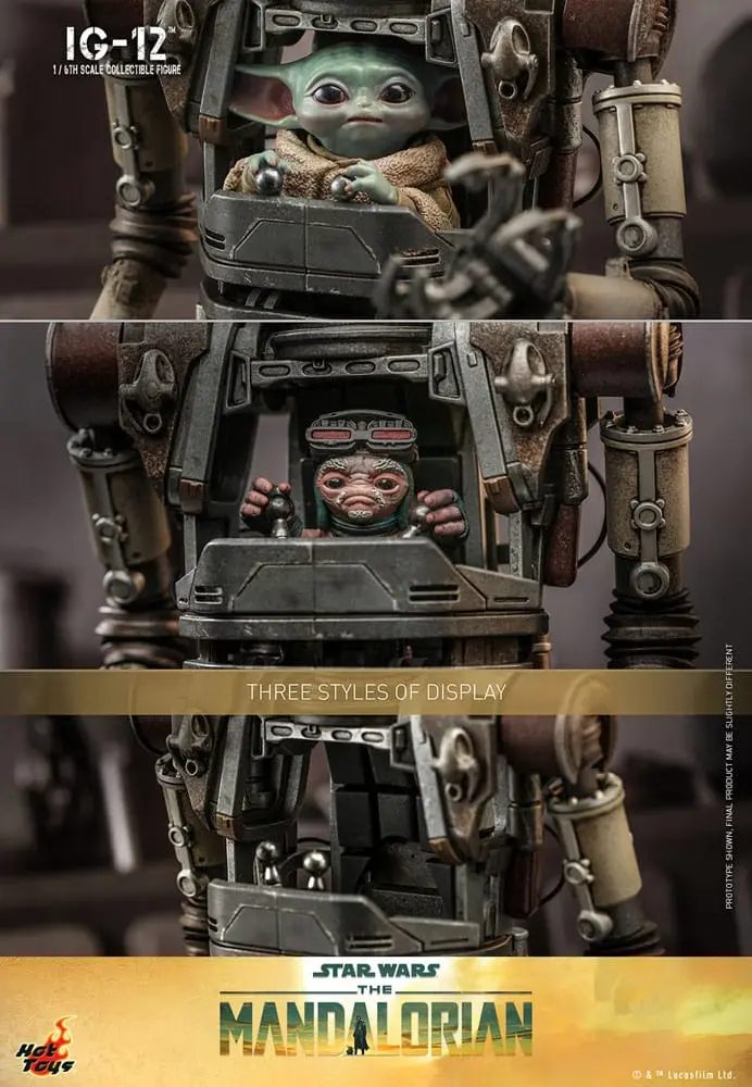 Star Wars: The Mandalorian 1/6 IG-12 akciófigura 36 cm termékfotó