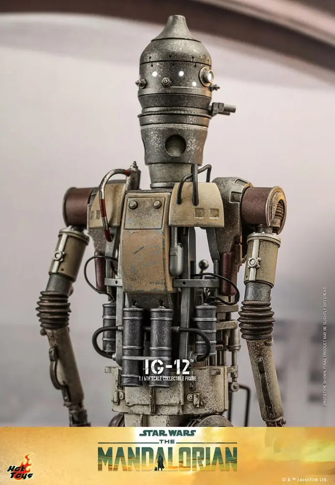 Star Wars: The Mandalorian 1/6 IG-12 akciófigura 36 cm termékfotó