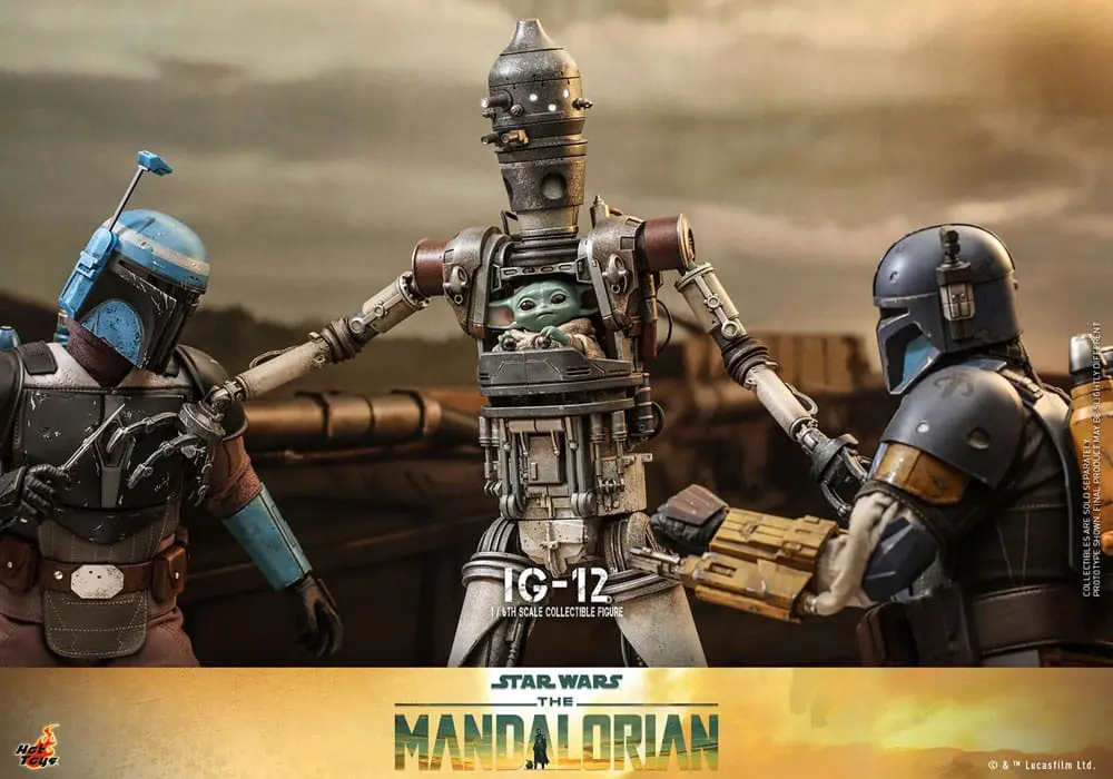 Star Wars: The Mandalorian 1/6 IG-12 akciófigura 36 cm termékfotó