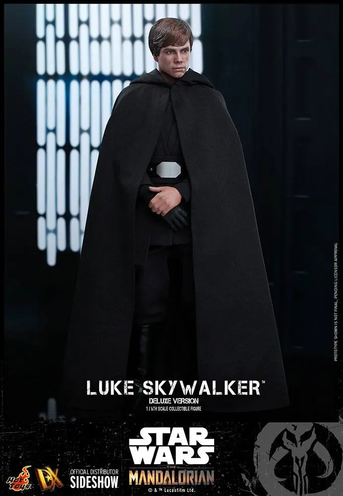 Star Wars The Mandalorian 1/6 Luke Skywalker (Deluxe Version) akciófigura 30 cm termékfotó