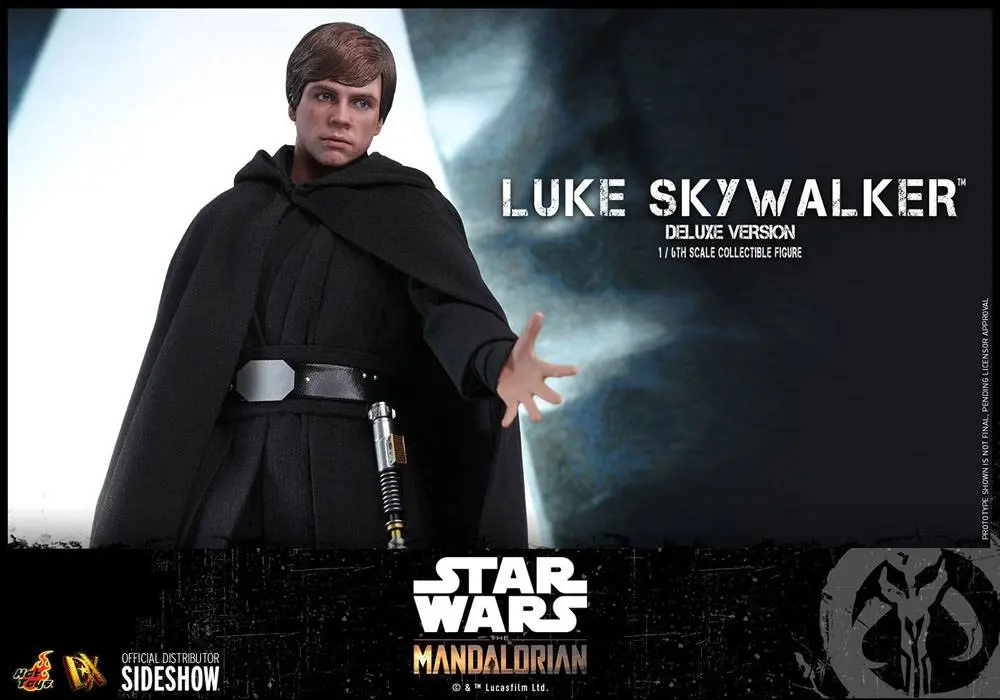 Star Wars The Mandalorian 1/6 Luke Skywalker (Deluxe Version) akciófigura 30 cm termékfotó