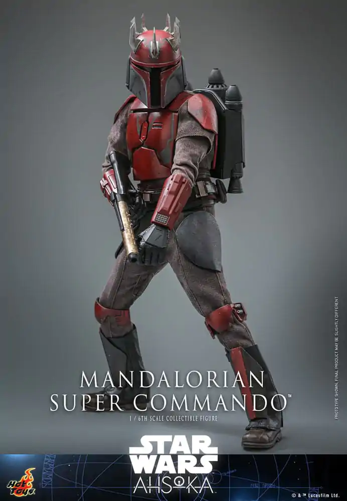 Star Wars: The Mandalorian 1/6 Mandalorian Super Commando akciófigura 31 cm termékfotó