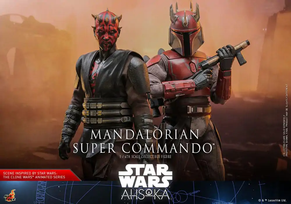 Star Wars: The Mandalorian 1/6 Mandalorian Super Commando akciófigura 31 cm termékfotó