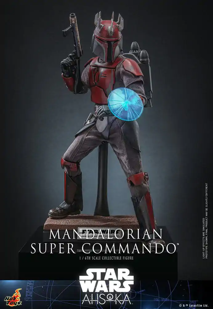 Star Wars: The Mandalorian 1/6 Mandalorian Super Commando akciófigura 31 cm termékfotó