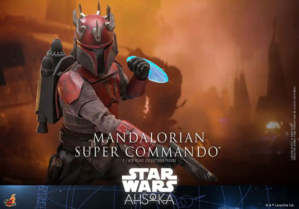 Star Wars: The Mandalorian 1/6 Mandalorian Super Commando akciófigura 31 cm termékfotó