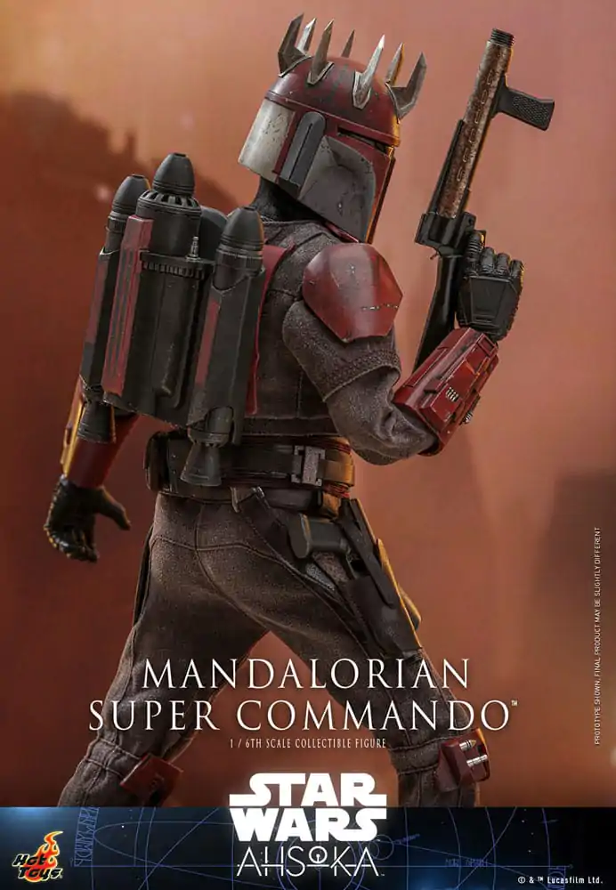 Star Wars: The Mandalorian 1/6 Mandalorian Super Commando akciófigura 31 cm termékfotó