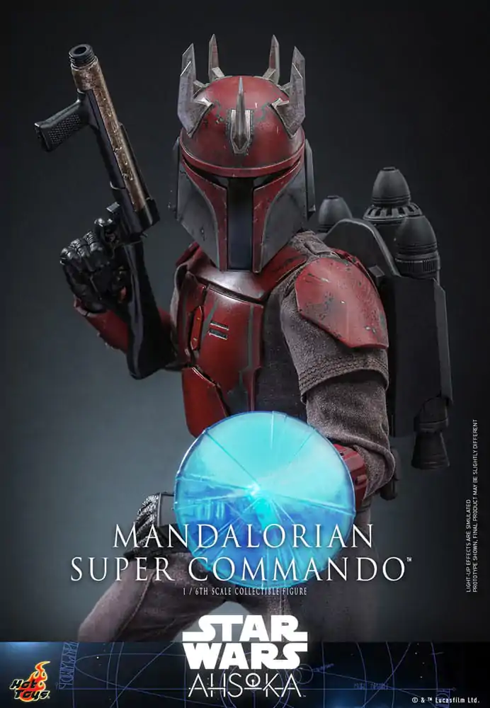 Star Wars: The Mandalorian 1/6 Mandalorian Super Commando akciófigura 31 cm termékfotó