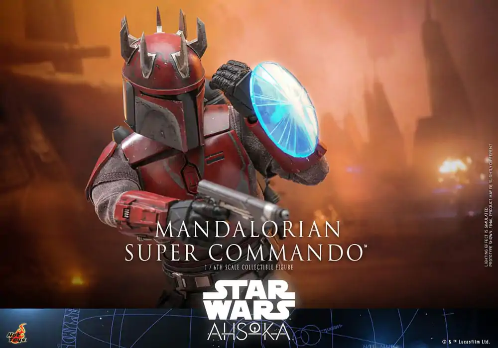 Star Wars: The Mandalorian 1/6 Mandalorian Super Commando akciófigura 31 cm termékfotó