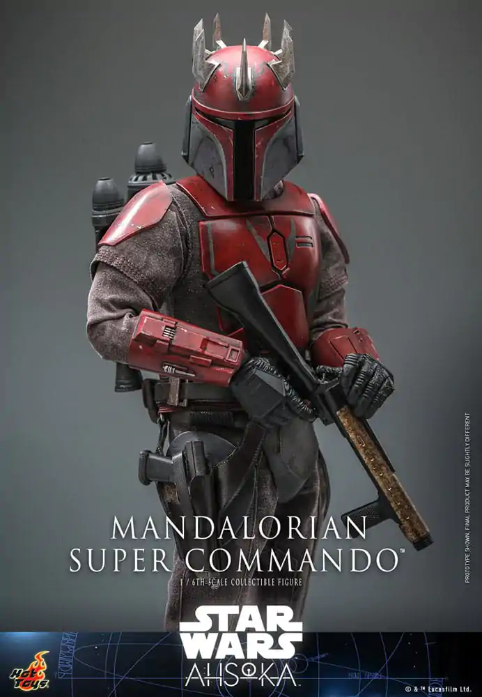 Star Wars: The Mandalorian 1/6 Mandalorian Super Commando akciófigura 31 cm termékfotó