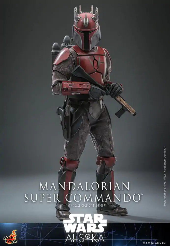 Star Wars: The Mandalorian 1/6 Mandalorian Super Commando akciófigura 31 cm termékfotó