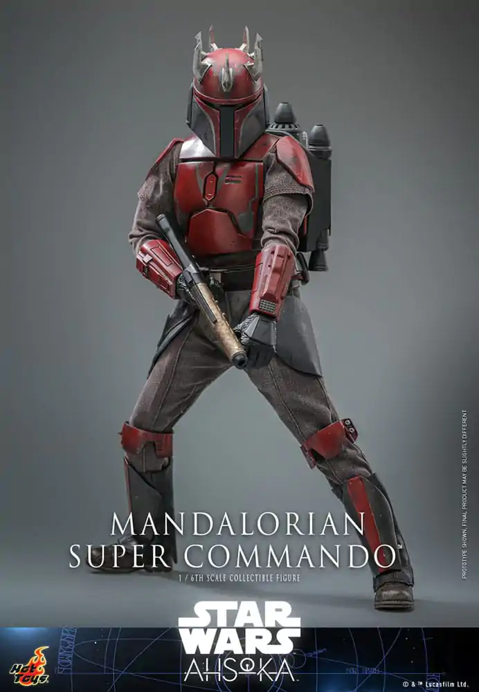 Star Wars: The Mandalorian 1/6 Mandalorian Super Commando akciófigura 31 cm termékfotó