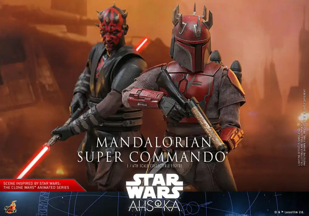 Star Wars: The Mandalorian 1/6 Mandalorian Super Commando akciófigura 31 cm termékfotó